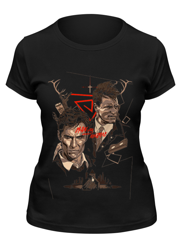 

Футболка женская Printio True detective черная S, Черный, True detective