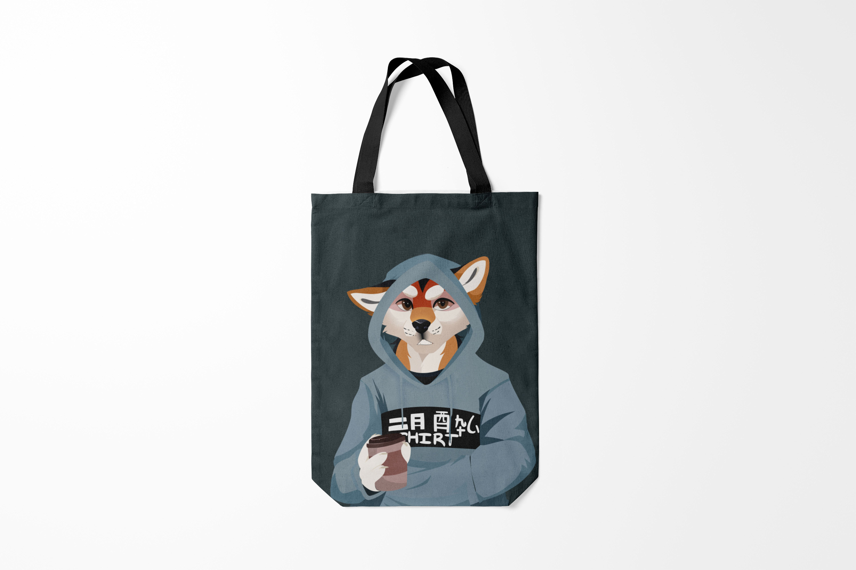 

Сумка шoппер унисекс Burnettie Лисы Furry fox,, Лисы Furry fox