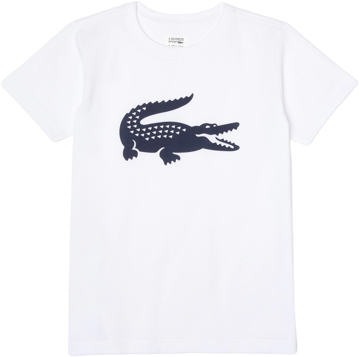 фото Футболка детская lacoste t-shirt цв.белый р.152