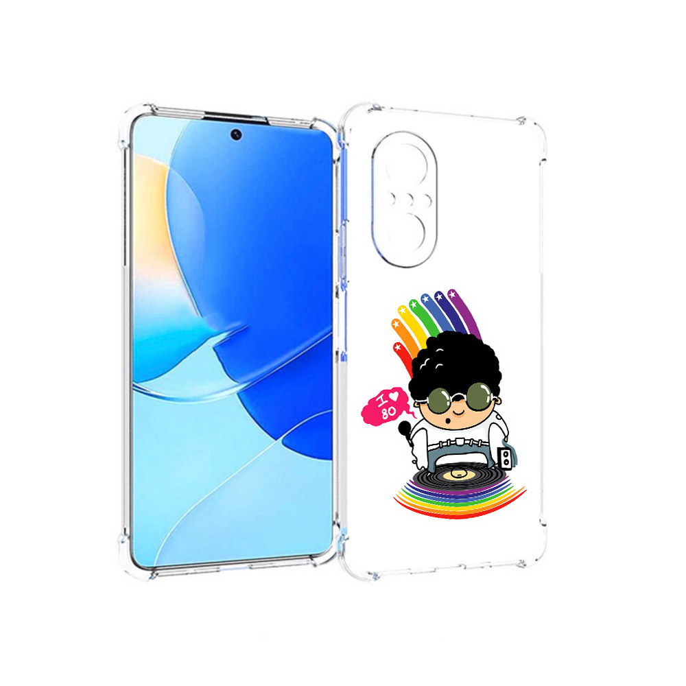 

Чехол MyPads Tocco для Huawei Nova 9 SE Я люблю 80-е, Прозрачный, Tocco