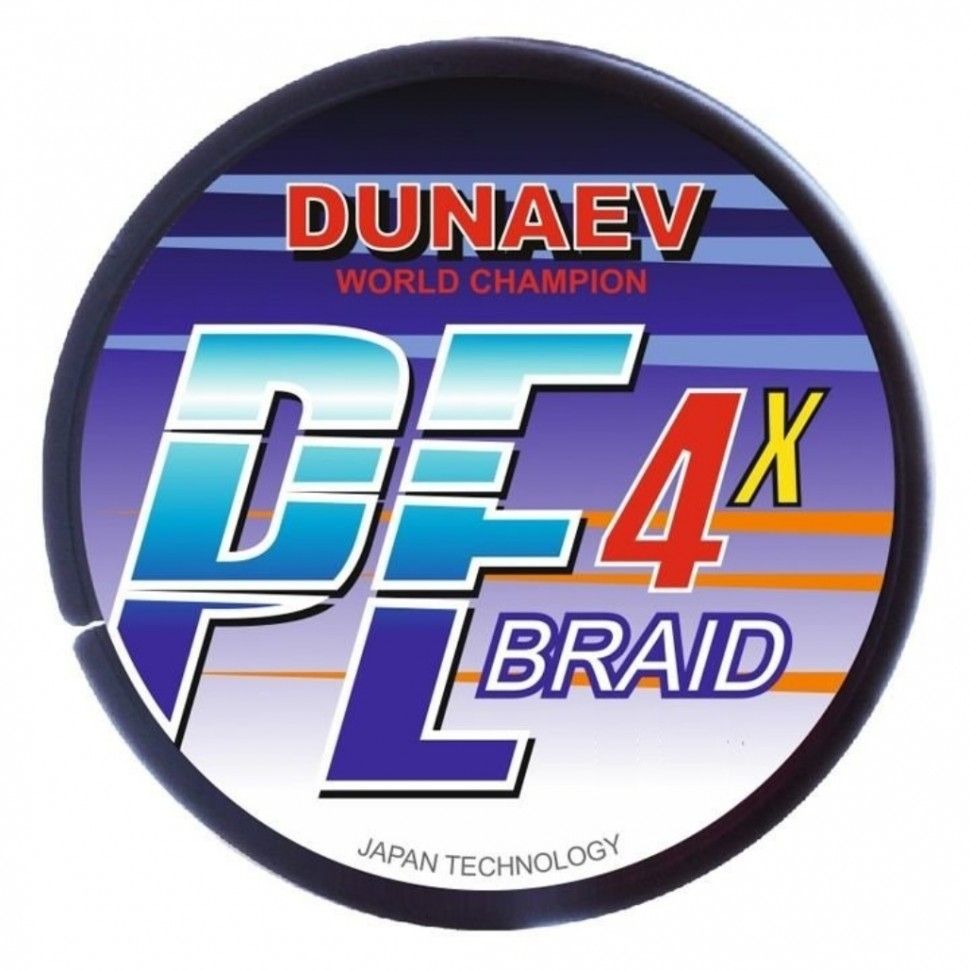 

Шнур DUNAEV BRAID PE X4 150m 0.18мм (11.7кг) brown