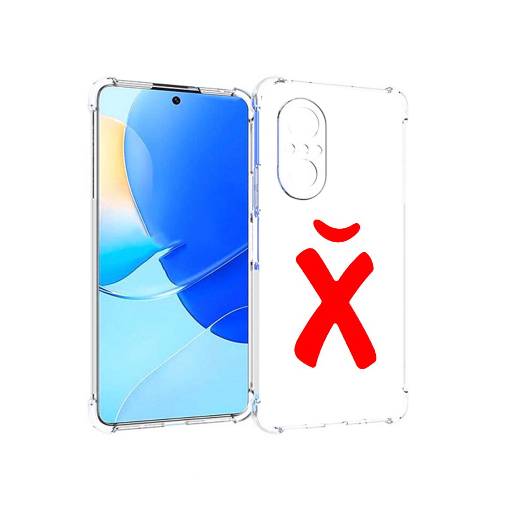 

Чехол MyPads Tocco для Huawei Nova 9 SE абстракция буква х, Прозрачный, Tocco