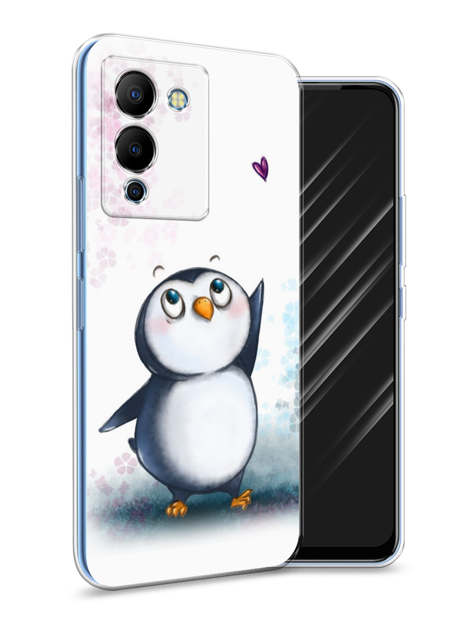 

Чехол Awog на Infinix Note 12 G96 "Пингвин и сердечко", Разноцветный, 3101550-1