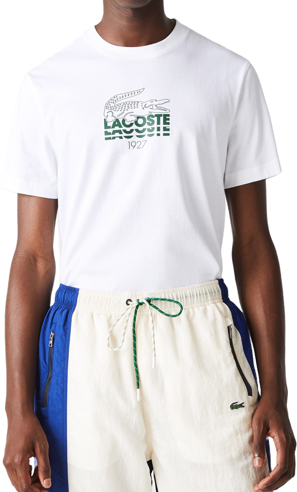 фото Футболка детская lacoste men s tee-shirt цв.белый р.98