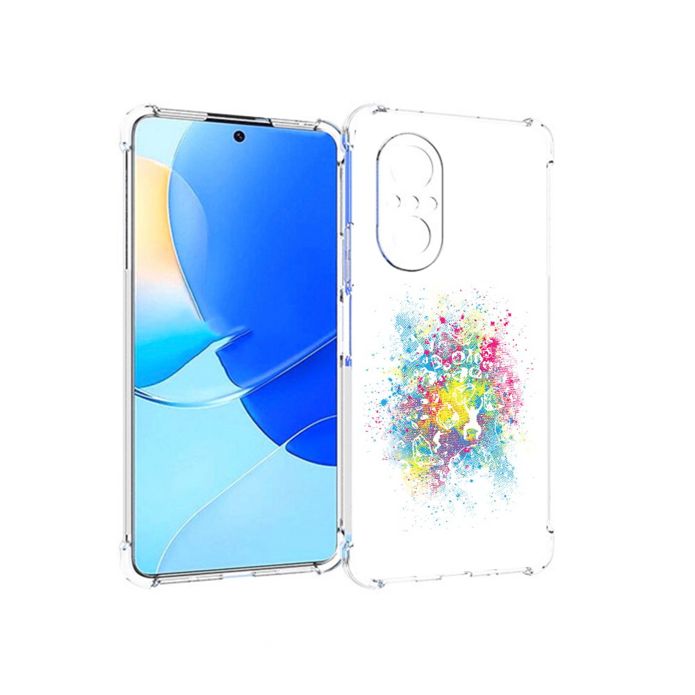 

Чехол MyPads Tocco для Huawei Nova 9 SE акварель абстракция, Прозрачный, Tocco