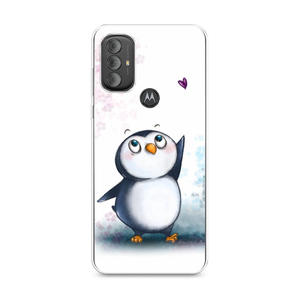 

Чехол Awog на Motorola Moto G Power 2022 "Пингвин и сердечко", Разноцветный, 242850-1