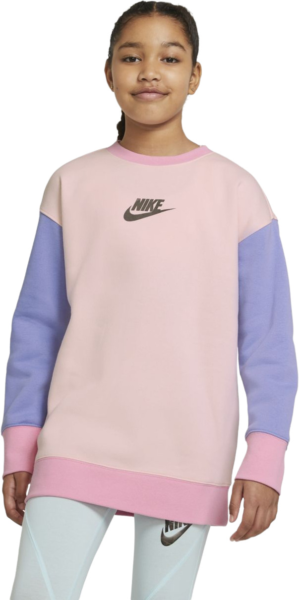 

Свитшот детский Nike G NSW BF CREW цв.розовый р.158, G NSW BF CREW