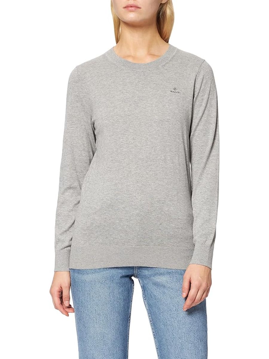 

Джемпер женский GANT 4805149 серый 2XL, 4805149