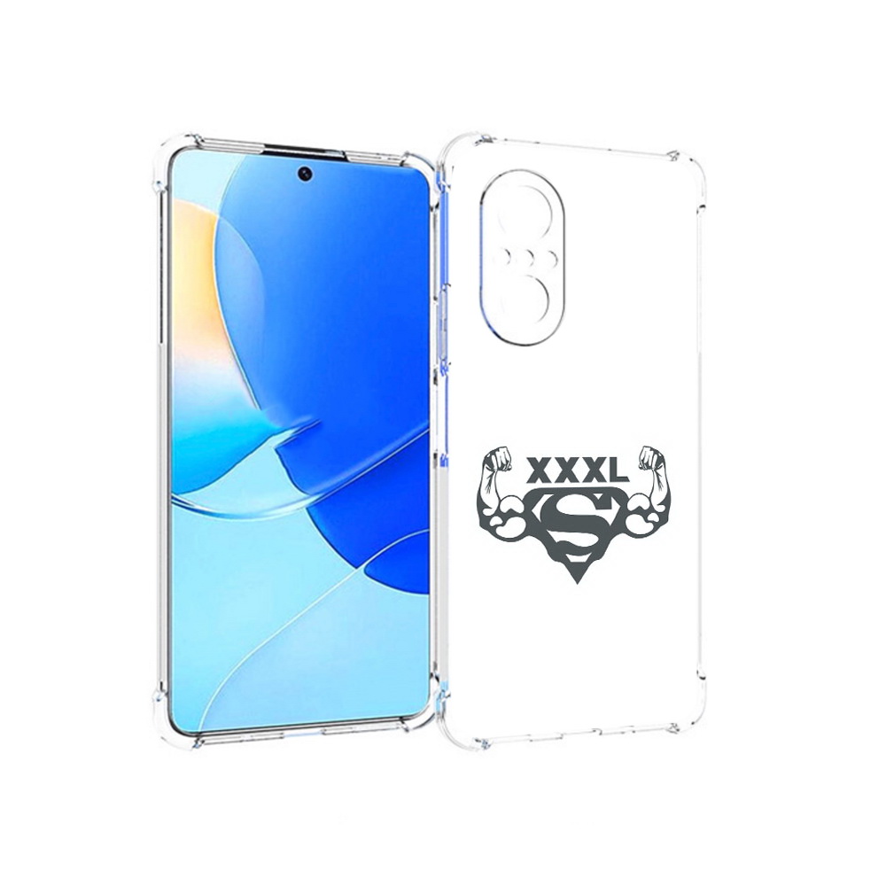 

Чехол MyPads Tocco для Huawei Nova 9 SE бодибилдинг супермен, Прозрачный, Tocco