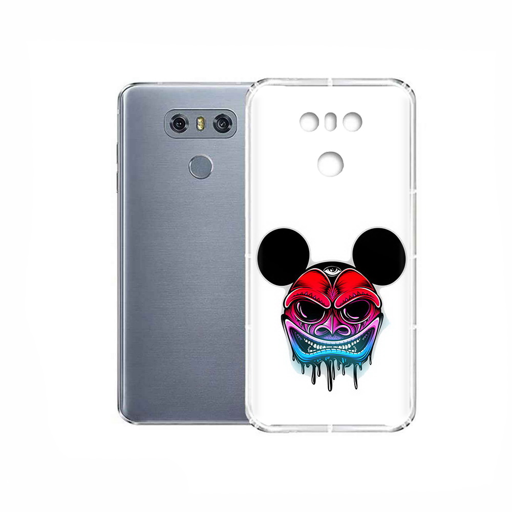 

Чехол MyPads Tocco для LG G6 микки в маске, Прозрачный, Tocco