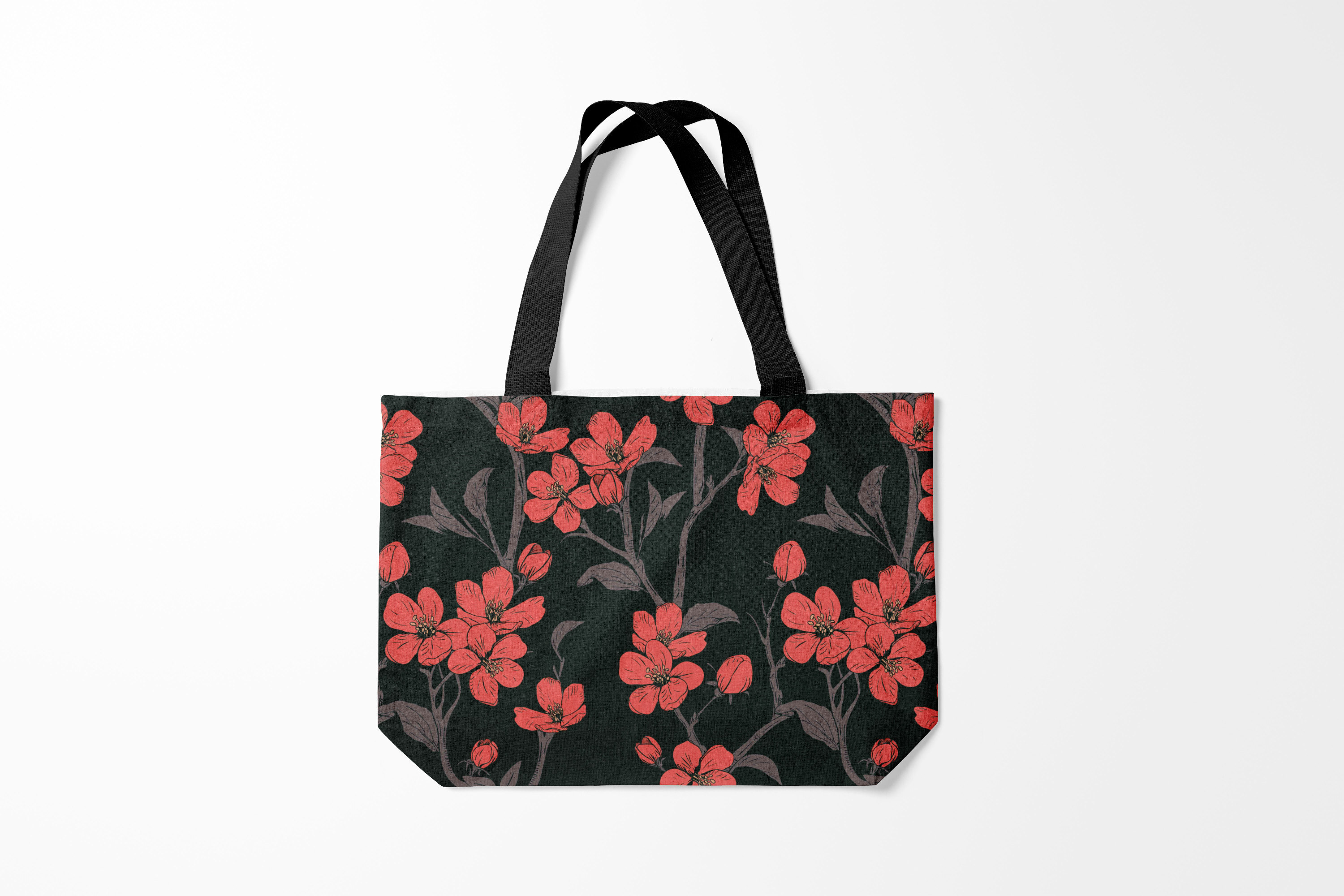 

Сумка шoппер унисекс Burnettie Цветы САКУРА SAKURA, черный, Цветы САКУРА SAKURA