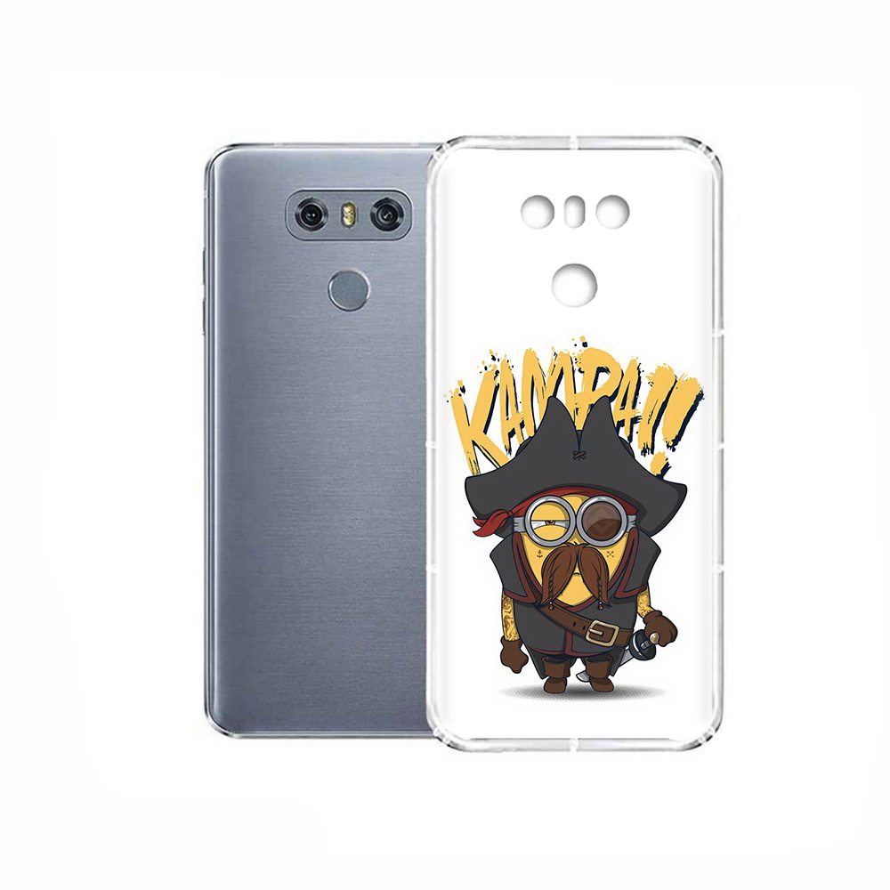 

Чехол MyPads Tocco для LG G6 миньон пират, Прозрачный, Tocco