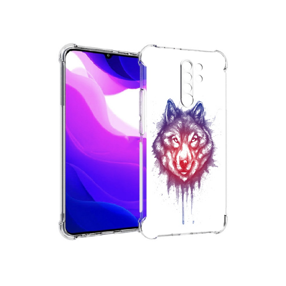 Чехол MyPads Tocco для Xiaomi Redmi 9 пушистый волк (PT150826.259.561)