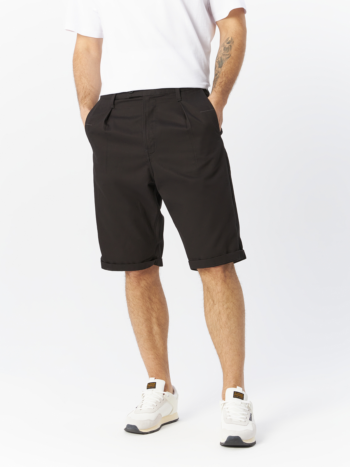 

Повседневные шорты мужские G-Star Raw D21458-C962-6484 черные 32, Черный, D21458-C962-6484