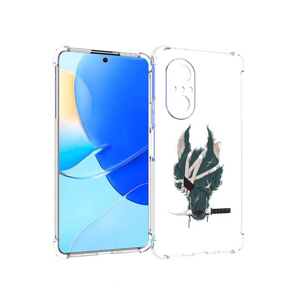 

Чехол MyPads Tocco для Huawei Nova 9 SE волк-разбойник, Прозрачный, Tocco