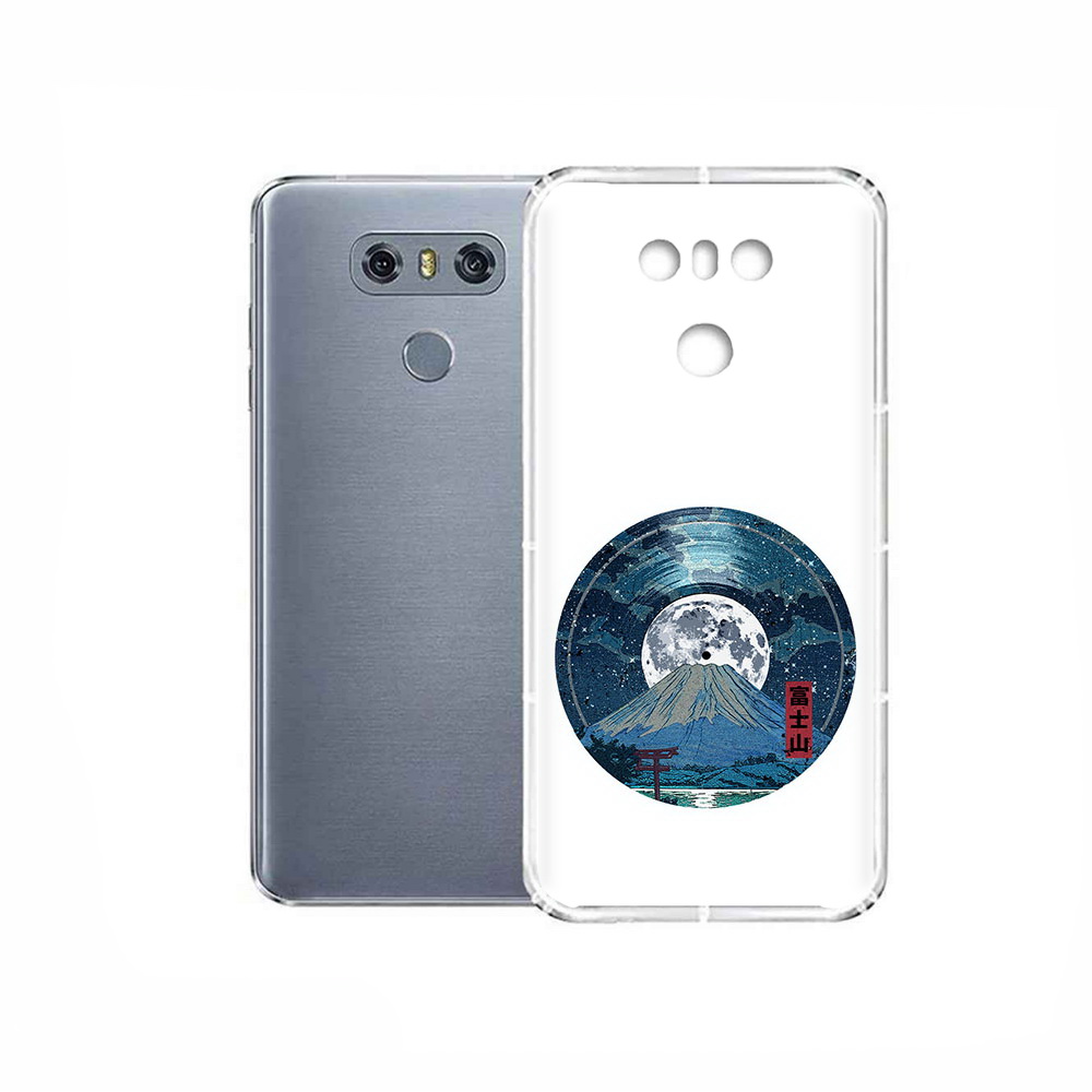 

Чехол MyPads Tocco для LG G6 нарисованная виниловая гора с луной, Прозрачный, Tocco
