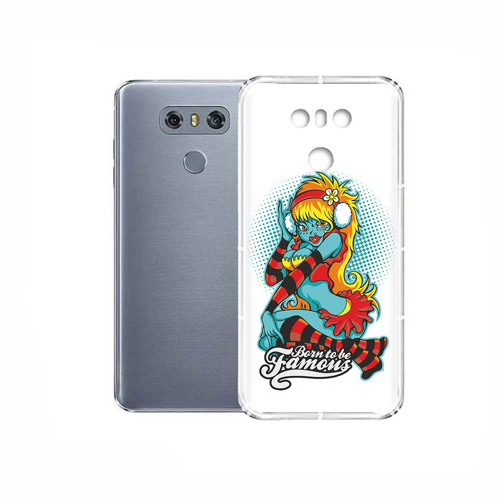 

Чехол MyPads Tocco для LG G6 нарисованная девушка в наушниках, Прозрачный, Tocco
