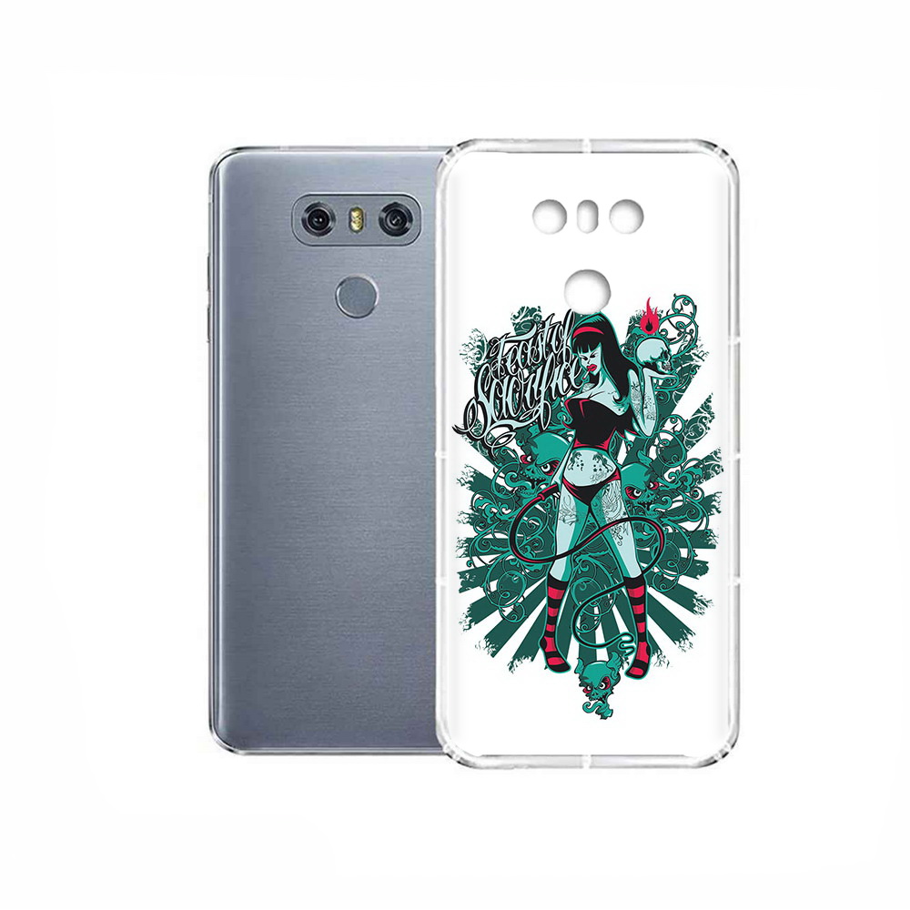 

Чехол MyPads Tocco для LG G6 нарисованная девушка в татуировках, Прозрачный, Tocco