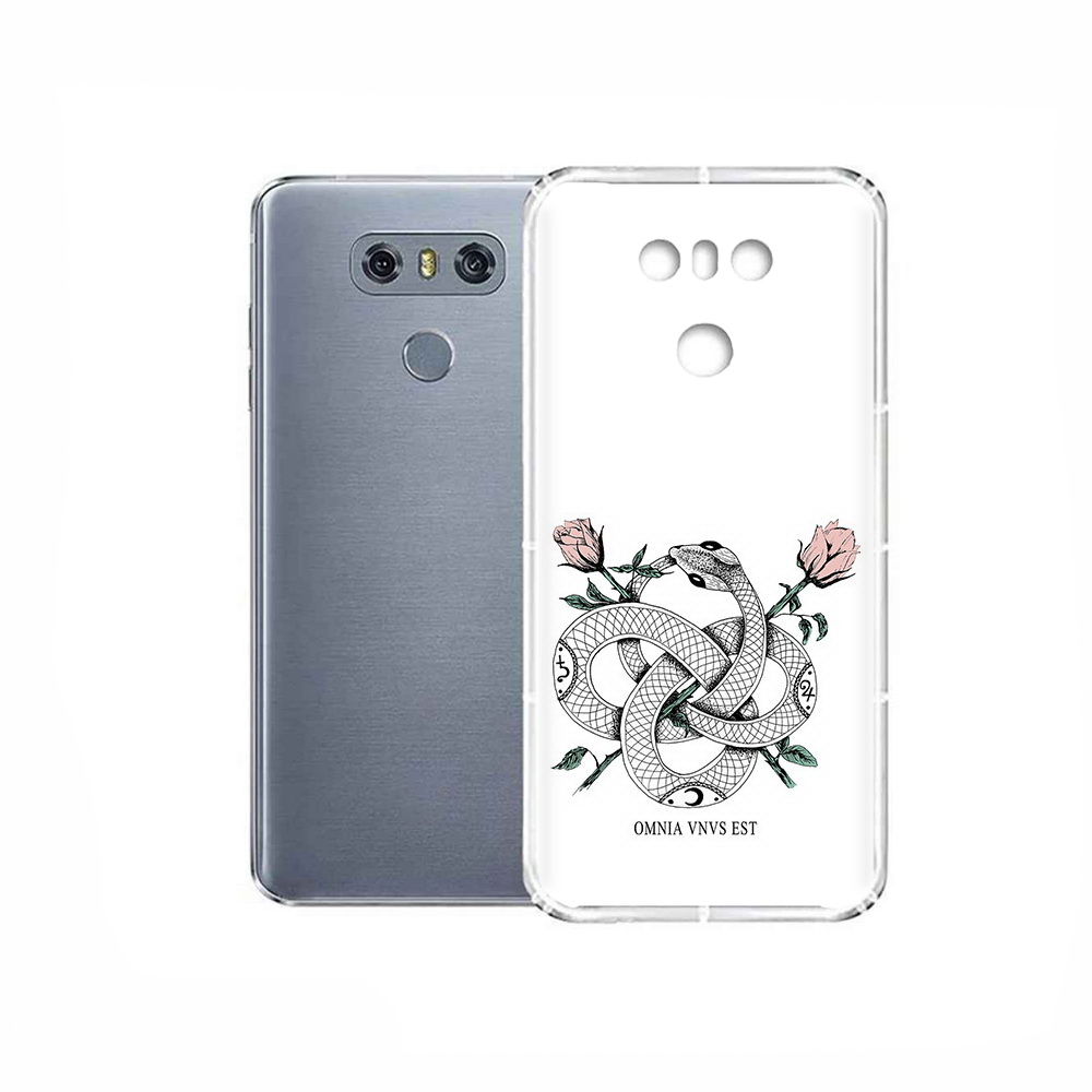 

Чехол MyPads Tocco для LG G6 нарисованная змея абстракция, Прозрачный, Tocco