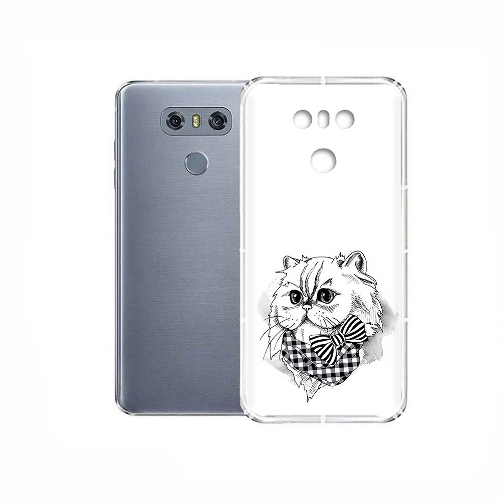 

Чехол MyPads Tocco для LG G6 нарисованная красивая кошечка, Прозрачный, Tocco