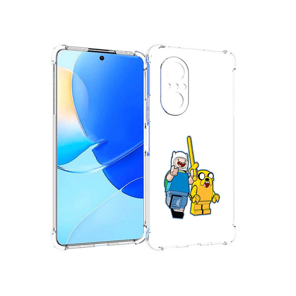 

Чехол MyPads Tocco для Huawei Nova 9 SE время приключений лего, Прозрачный, Tocco