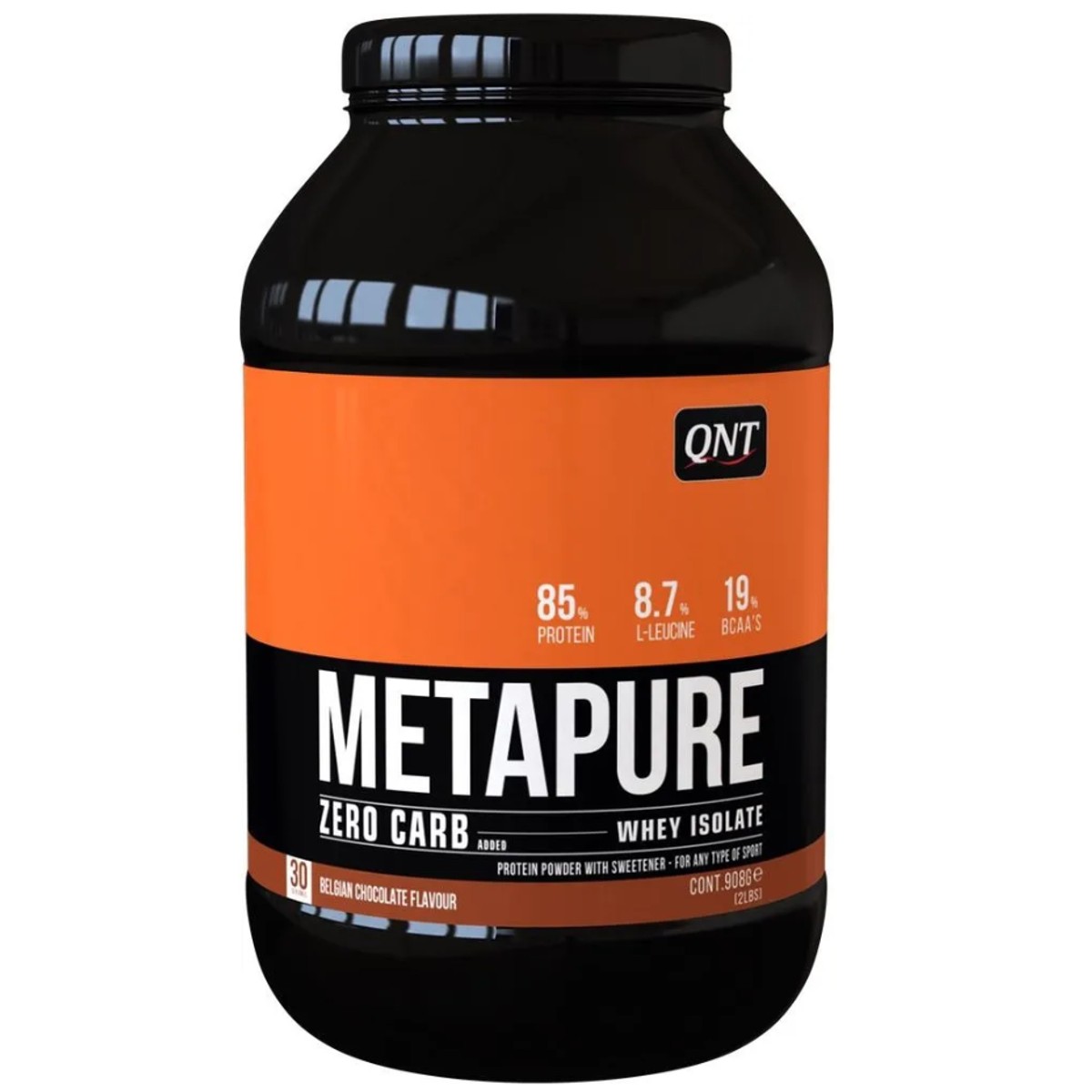 Протеин QNT Metapure Zero Carb, 908 г, belgian chocolate