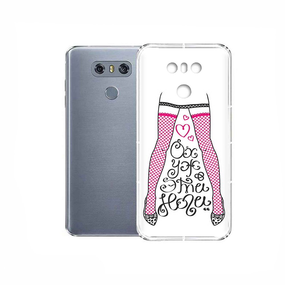 Чехол MyPads Tocco для LG G6 нарисованные ноги в чулках