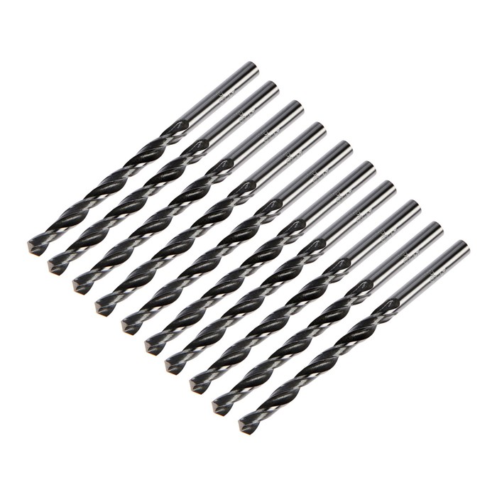 

Сверло по металлу, d=5 мм, цилиндрический хвостовик, 10 шт., ГОСТ 10902