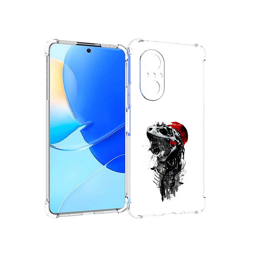 

Чехол MyPads Tocco для Huawei Nova 9 SE вымерший динозавр, Прозрачный, Tocco