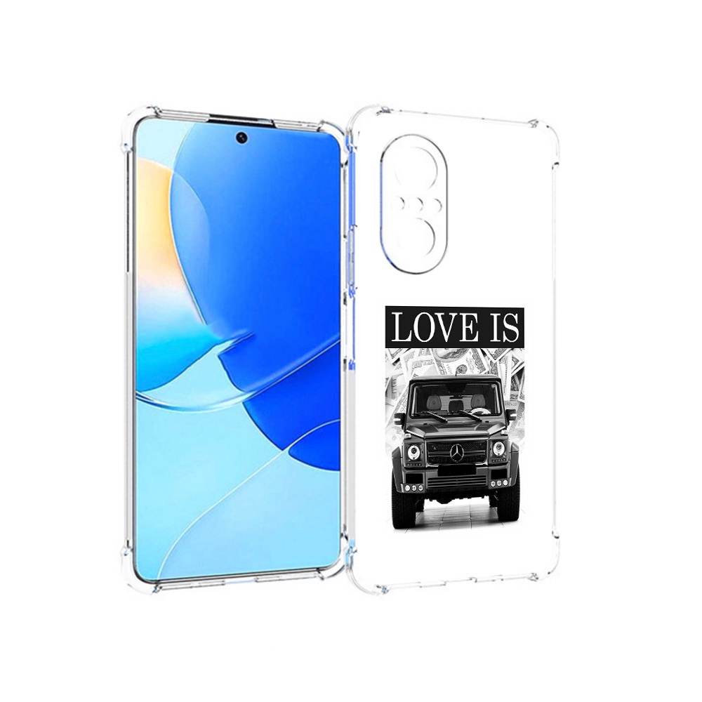 

Чехол MyPads Tocco для Huawei Nova 9 SE гелик, Прозрачный, Tocco