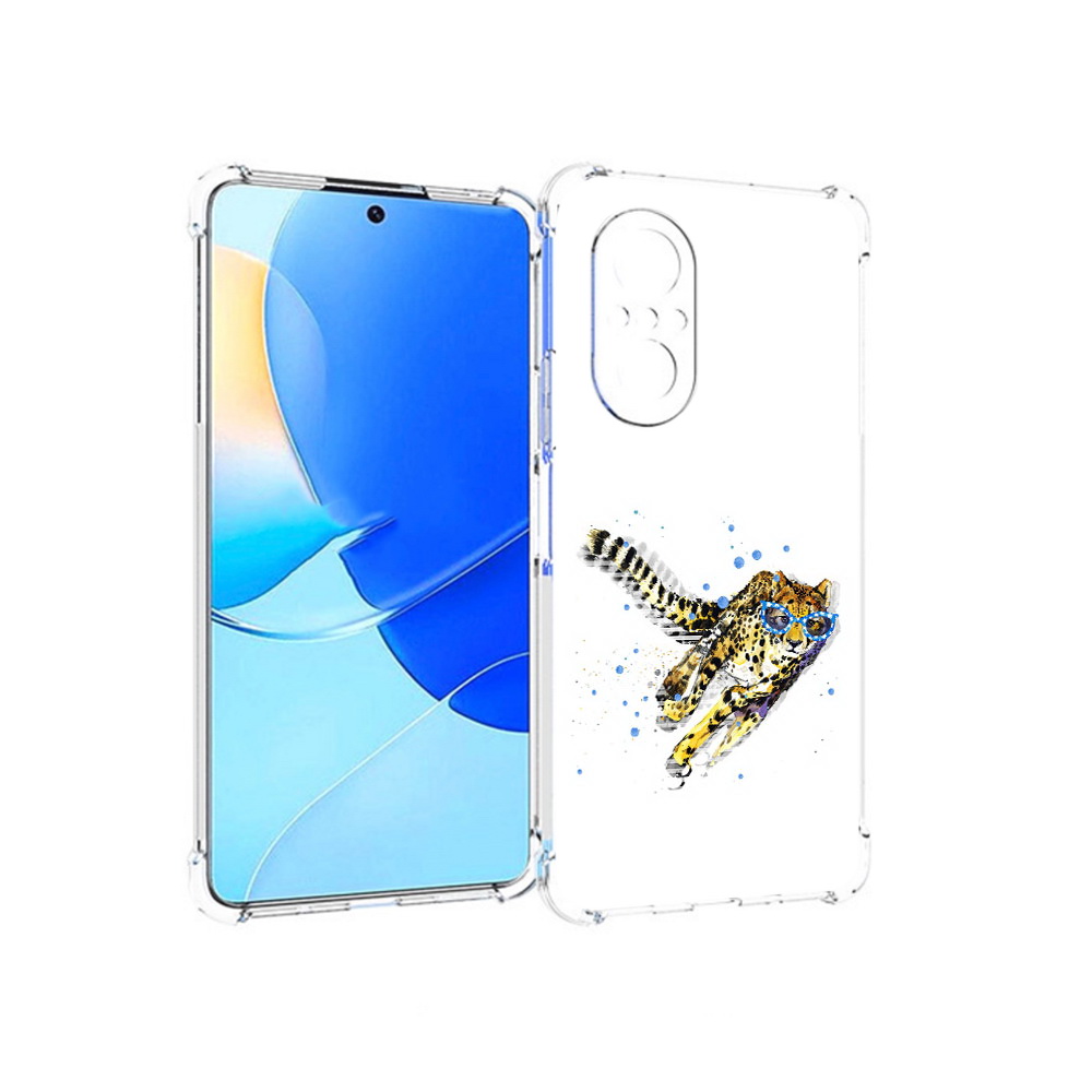 Чехол MyPads Tocco для Huawei Nova 9 SE гепард в очках
