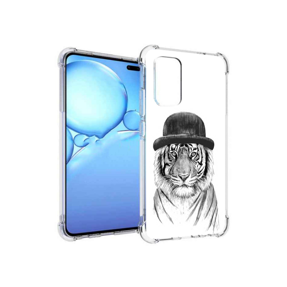 

Чехол MyPads Tocco для Vivo V19 тигр британец (PT147328.392.641), Прозрачный, Tocco
