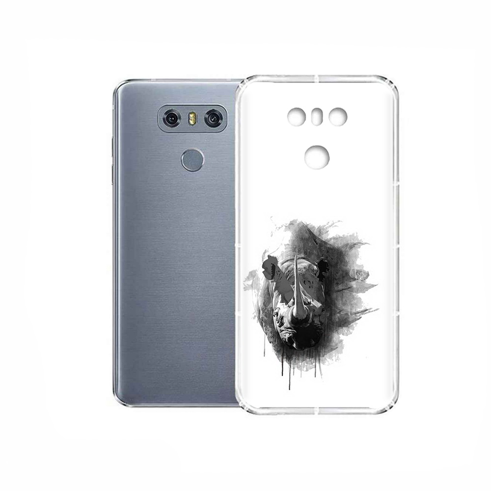 

Чехол MyPads Tocco для LG G6 носорог, Прозрачный, Tocco