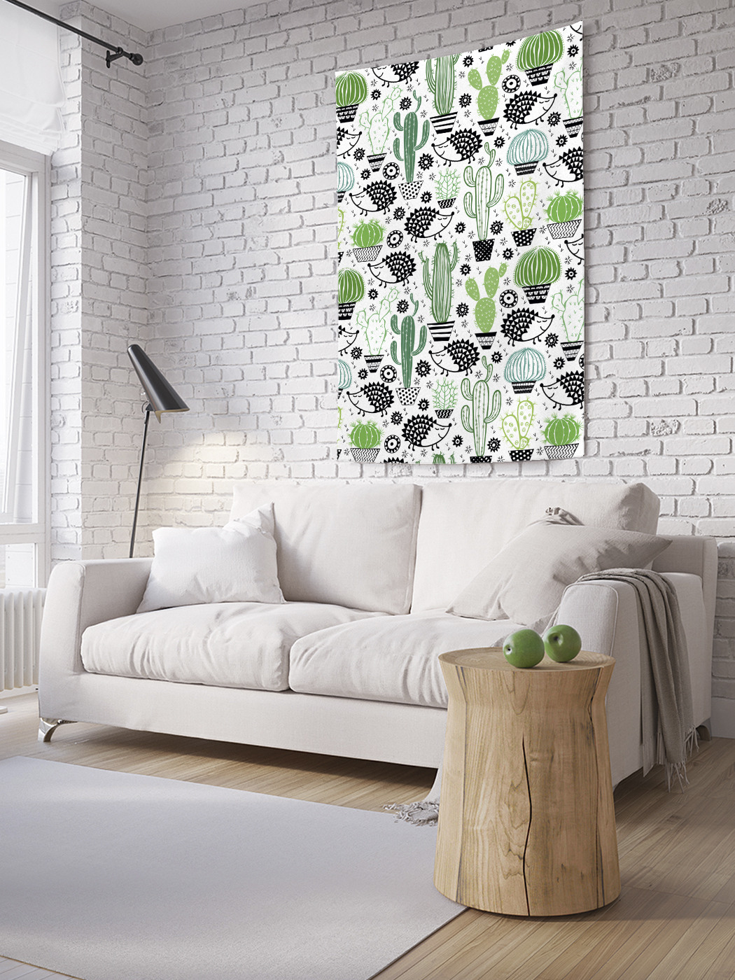 

Вертикальное фотопанно на стену JoyArty Разные кактусы 150x200 см, Разные кактусы