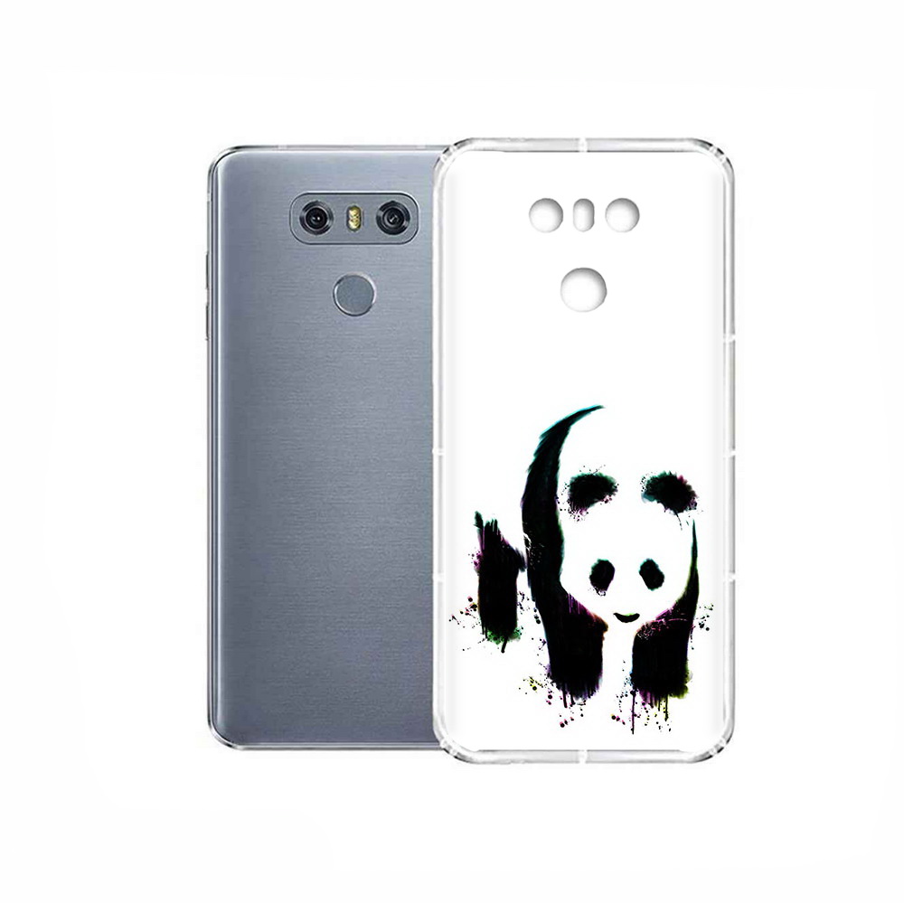 

Чехол MyPads Tocco для LG G6 панда в акварели, Прозрачный, Tocco