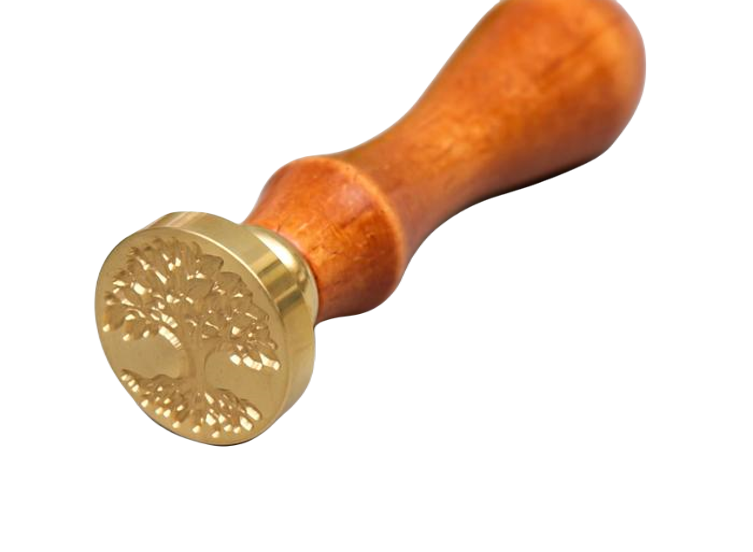 

Печать для сургуча с деревянной ручкой "Зелёное дерево" 9х2,5х2,5 см