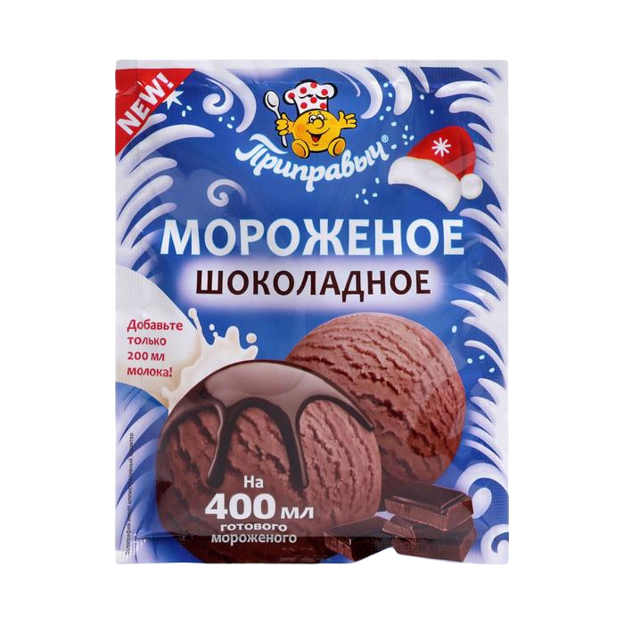 Смесь для приготовления мороженого Приправыч, шоколадное, 70 г