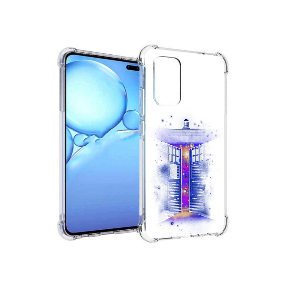

Чехол MyPads Tocco для Vivo V19 фиолетовый уголок абстракция (PT147328.392.659), Прозрачный, Tocco