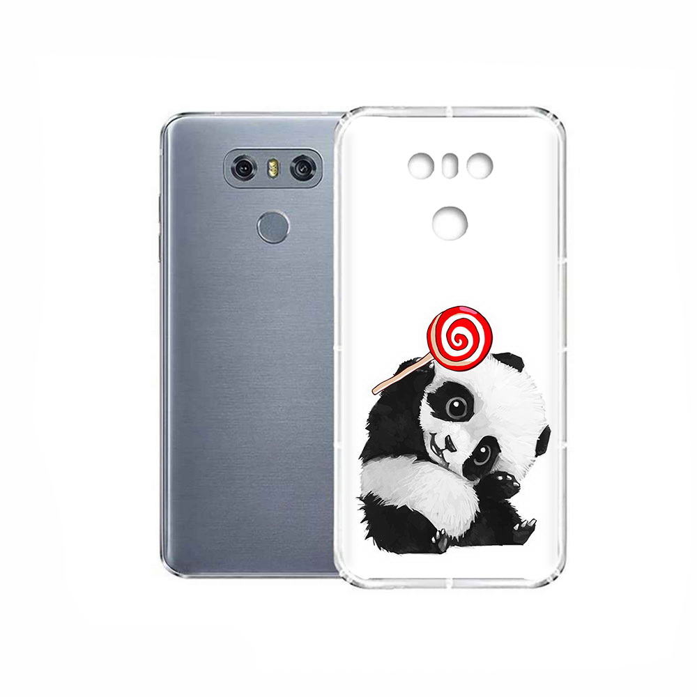 

Чехол MyPads Tocco для LG G6 панда с леденцом, Прозрачный, Tocco