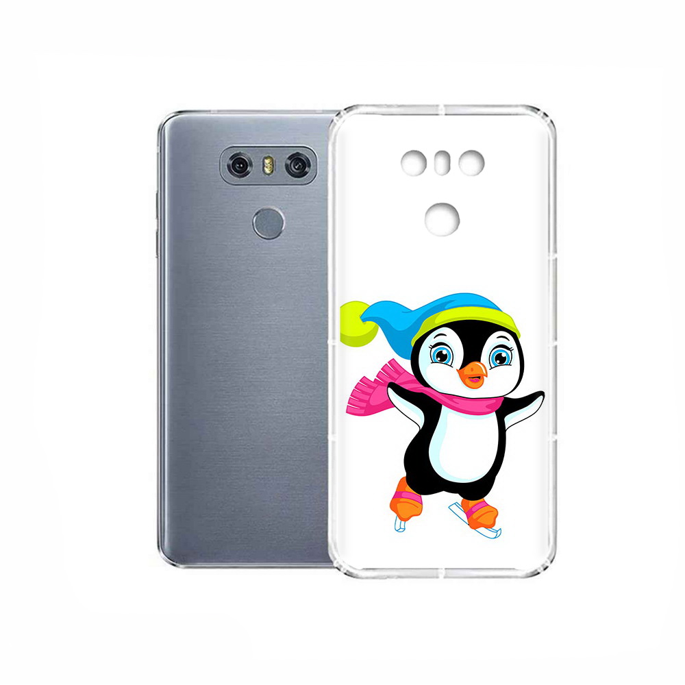 

Чехол MyPads Tocco для LG G6 пингвин на коньках, Прозрачный, Tocco