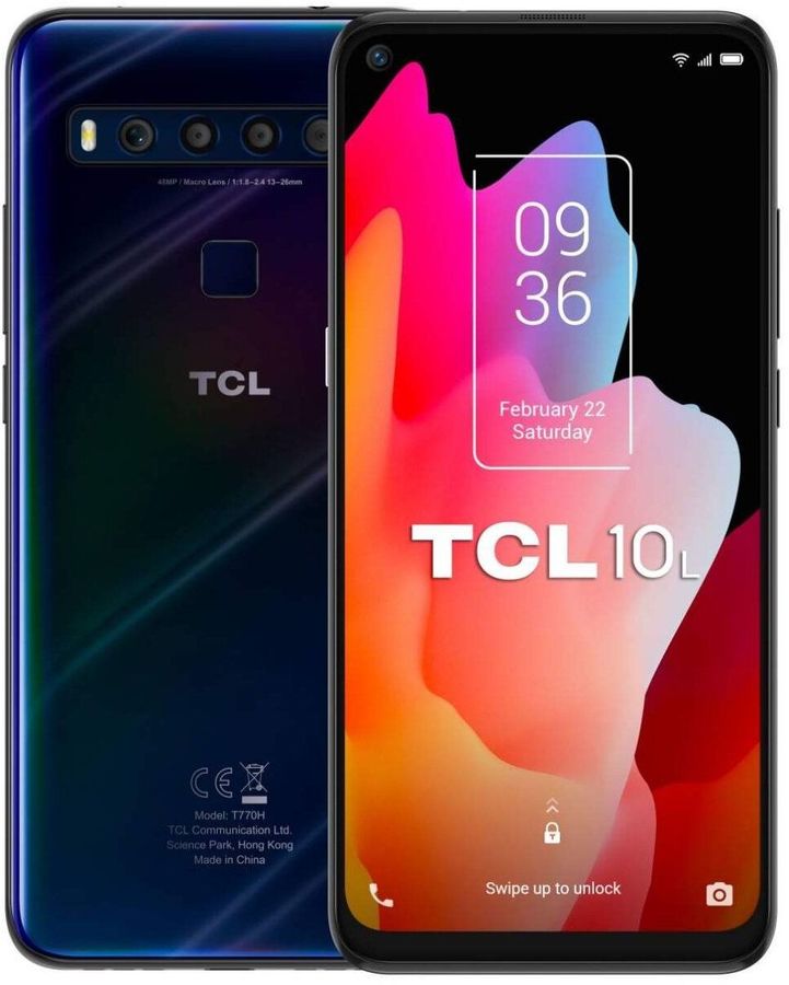 

Смартфон TCL 10L 256Gb, синий