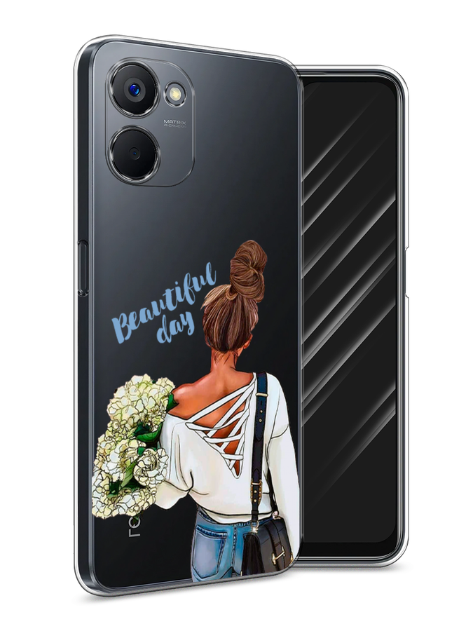 

Чехол Awog на Realme V20 "Beautiful day vector", Коричневый;белый;зеленый, 2512950-6
