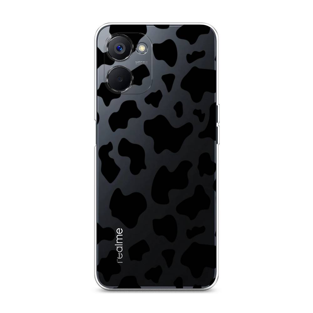 

Чехол Awog на Realme V20 "Пятна коровы черные", Черный, 2512950-2