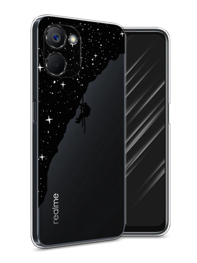 

Чехол Awog на Realme V20 "Скалолаз в космосе", Черный;белый;бежевый, 2512950-4