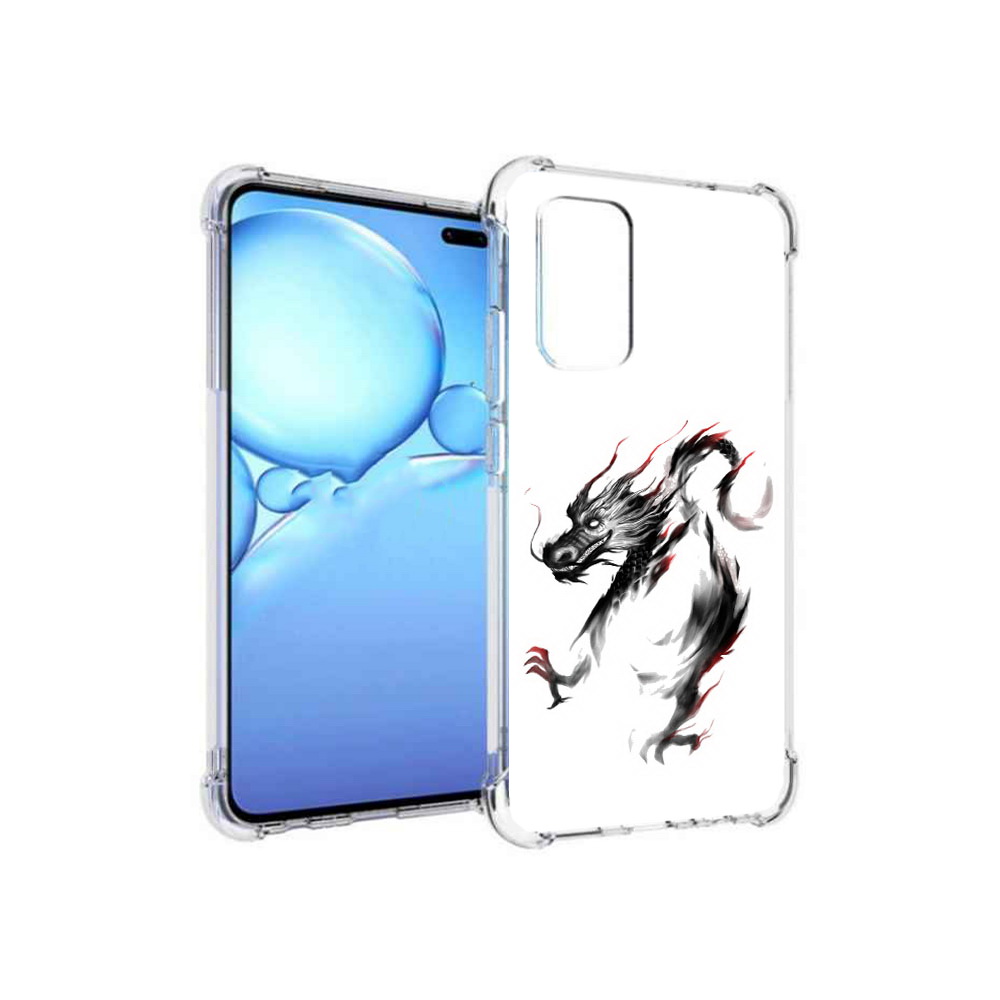 

Чехол MyPads Tocco для Vivo V19 черный дракон (PT147328.392.690), Прозрачный, Tocco