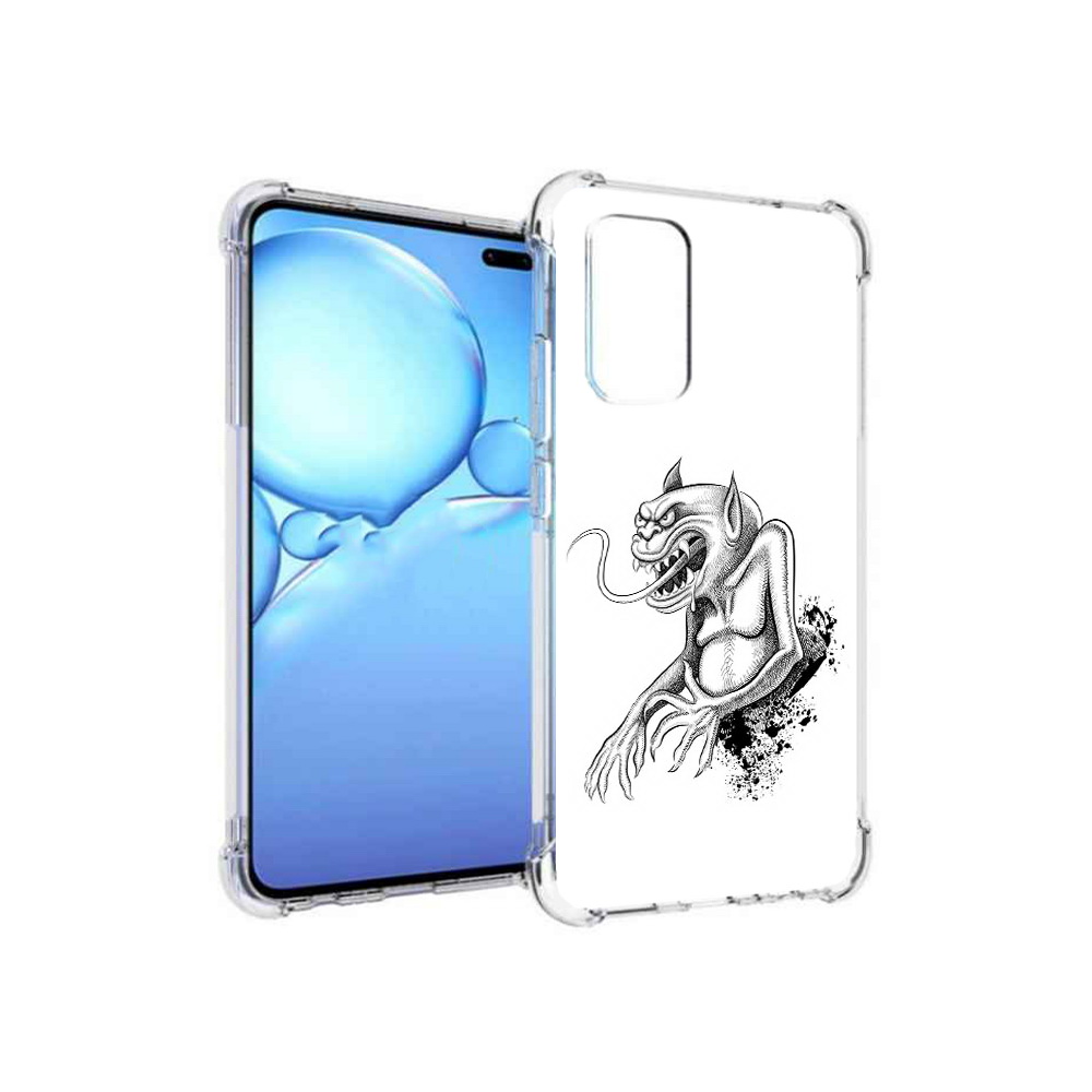 

Чехол MyPads Tocco для Vivo V19 чорт (PT147328.392.692), Прозрачный, Tocco