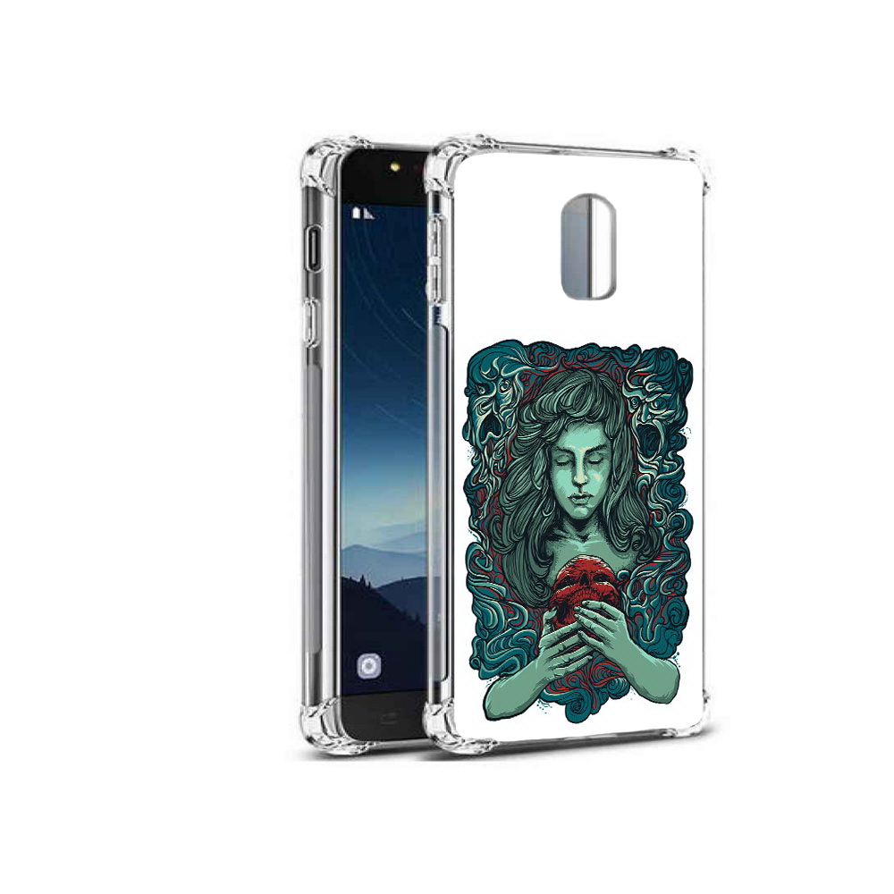 

Чехол MyPads Tocco для Samsung Galaxy C8 спящая девушка (PT96288.518.619), Прозрачный, Tocco