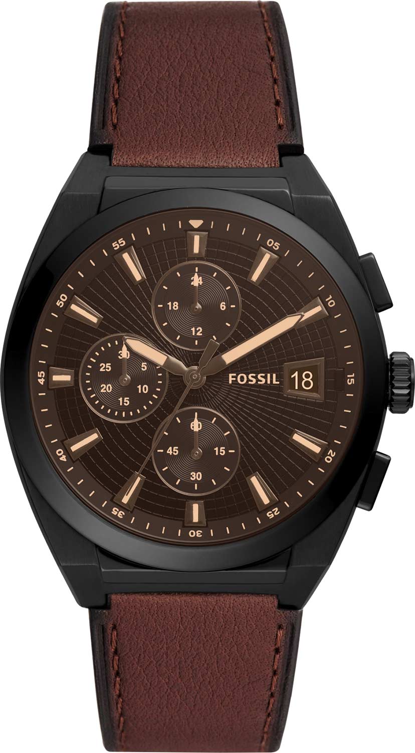 фото Наручные часы мужские fossil fs5798 коричневые