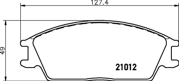 

Колодки тормозные перед HONDA ACCORD II, HYUNDAI GETZ, PONY, EXCEL, S COUPE, STELLAR