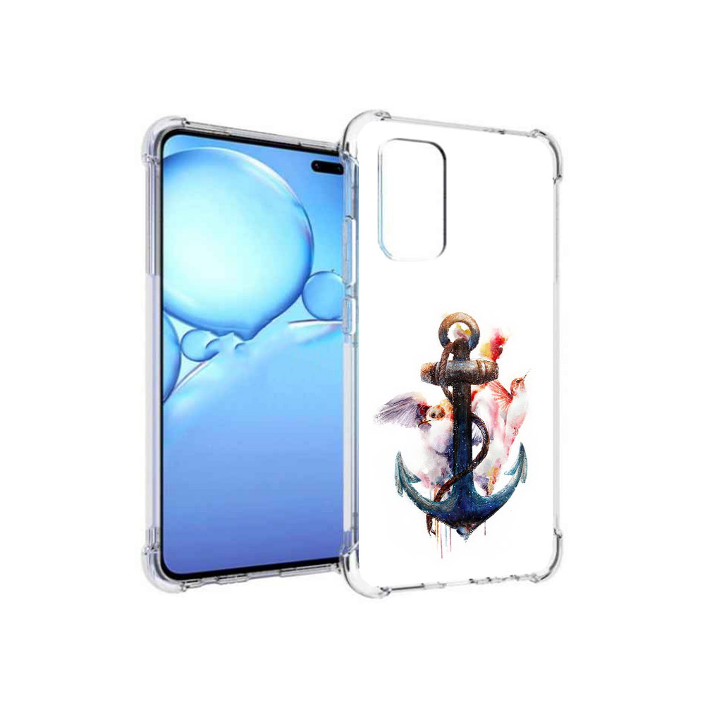 Чехол MyPads Tocco для Vivo V19 якорь с птицами (PT147328.392.703)